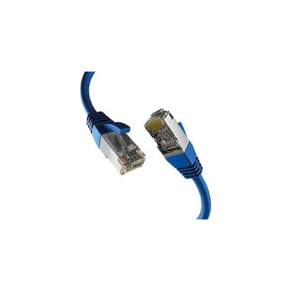 EFB EFB Netzwerkkabel CAT8.1 S/FTP PIMF 40GB Ethernet Kupfer 0,25m blau