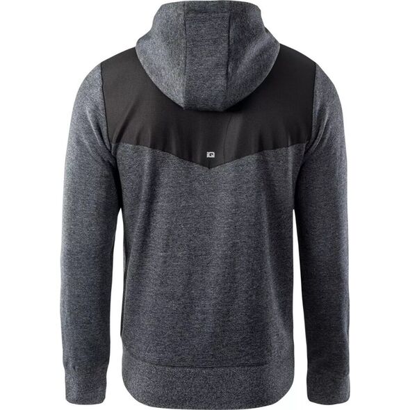 IQ Męska bluza IQ SARIN 11540-BLK ME/BLK/S O black melange/black/spicy orange rozmiar S
