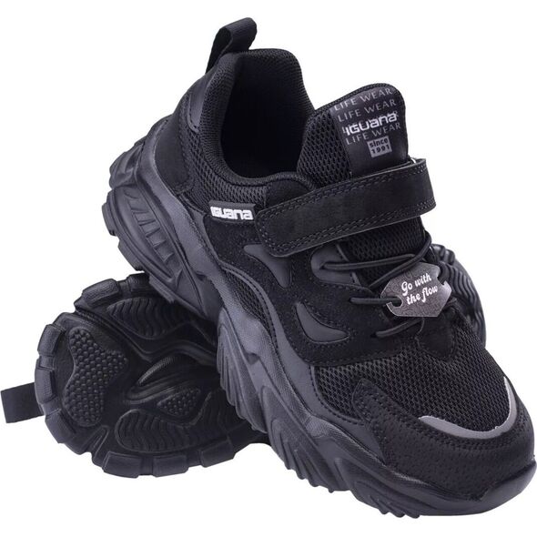 Iguana Dziecięce buty sneakersy Iguana Bonsi JR czarny rozmiar 35