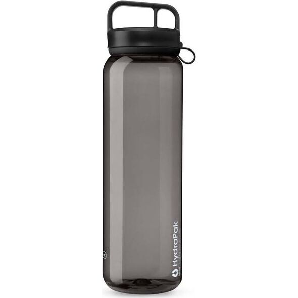 HydraPak Butelka turystyczna HydraPak Recon Clip and Carry 1 L Charcoal Grey Uniwersalny