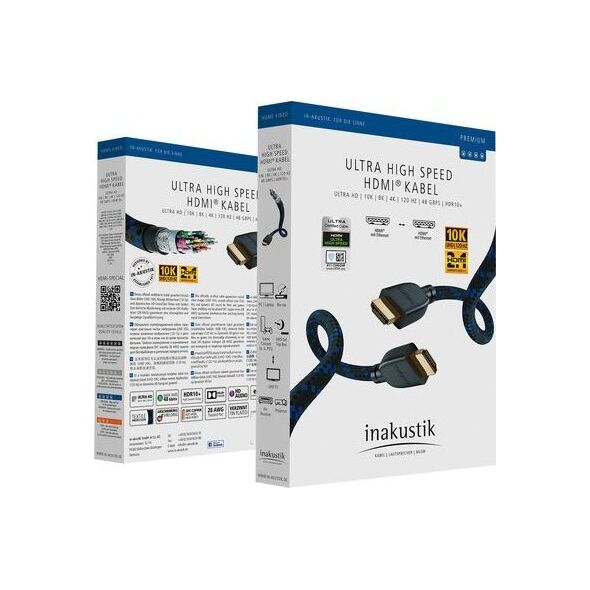 Καλώδιο Inakustik in-akustik Premium II HDMI2.1 48G 3,0m