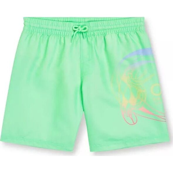 O Neill Dziecięce szorty O'neill CIRCLE SURFER 14" SWIM SHORTS neon green circle surfer gradient panel rozmiar 152