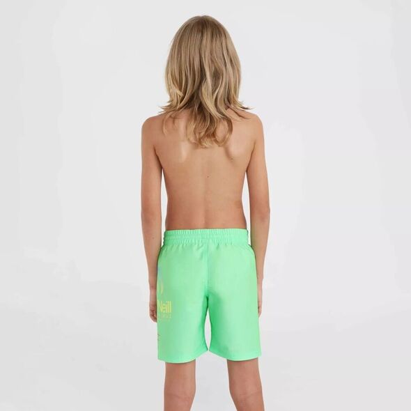 O Neill Dziecięce szorty O'neill CIRCLE SURFER 14" SWIM SHORTS neon green circle surfer gradient panel rozmiar 152