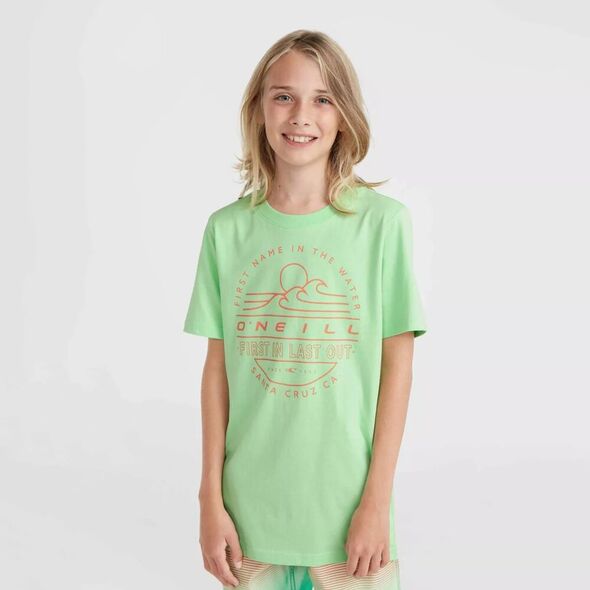 O Neill Dziecięca koszulka zkrótkim rękawem O'neill JACK O'NEILL MUIR T-SHIRT neon green rozmiar 164