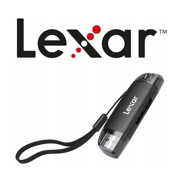 Czytnik Lexar Lexar Cardreader Dual Slot USB-A/C (LRW310X) Supports microSD and SD cards (USB 3.1)