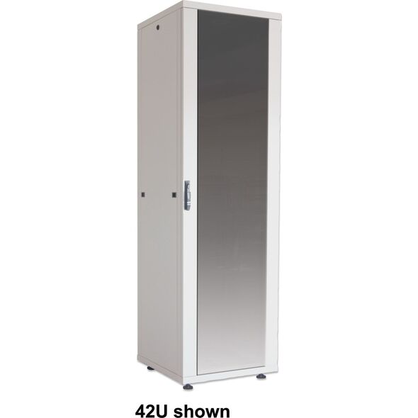 Intellinet Network Solutions INTELLINET 48,3cm 19Zoll Netzwerkschrank Basic Line 32 HE 1588x600x800mm HxBxT Flatpack Traglast 600kg grau