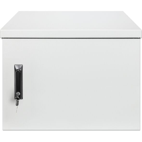 Szafa Intellinet Network Solutions INTELLINET IP55 48,26cm 19Zoll Wandverteiler 9 HE 600mm tief K�hleinheit im Dach staub- und wasserdichtes Geh�use grau RAL7035