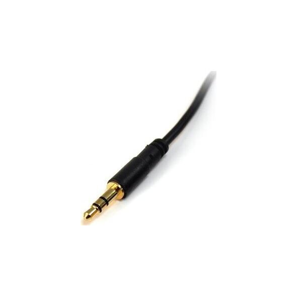 Kabel StarTech STARTECH.COM 6ft Slim 3,5mm Stereo Audio Cable - M/M