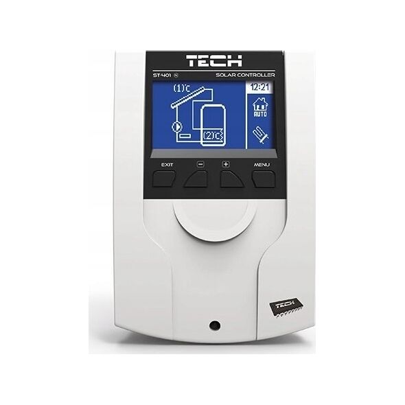 Tech Tech sterownik ST-401N PWM do instalacji solarnych, biały ST401NPWMWH