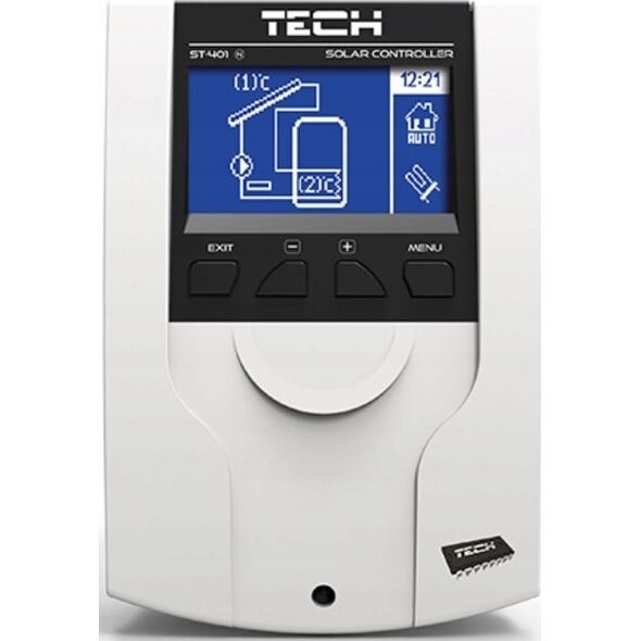 Tech Tech sterownik ST-401N PWM do instalacji solarnych, biały ST401NPWMWH