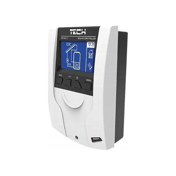 Tech Tech sterownik ST-401N PWM do instalacji solarnych, biały ST401NPWMWH