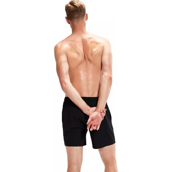Speedo Męskie szorty Speedo SPORT SOLID 16" WSHT AM black/fed red rozmiar S