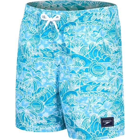 Speedo Dziecięce szorty Speedo PRT 15" WSHT JM alpine blue/pool/white rozmiar XS