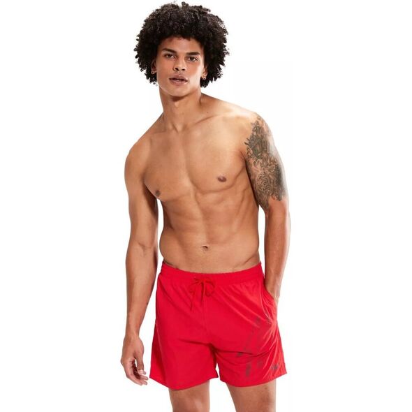 Speedo Męskie szorty Speedo HYPERBOOM PLMT 16" WSHT AM fed red/oxid grey rozmiar XXL