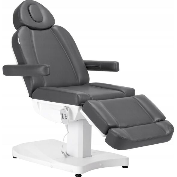 Activeshop Fotel kosmetyczny elektr. Azzurro 803D 3 siln. szary