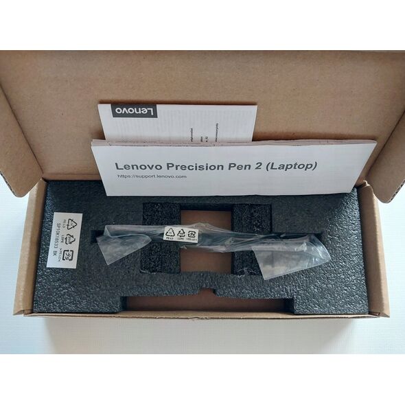 Rysik Lenovo Lenovo - Digitaler Stift - 2 Tasten - kabellos - Schwarz - braune Box - fur ThinkCentre M75t Gen 2 11W5, ThinkPad X1 Extreme Gen 5 21DE, Z13 Gen 1 21D2, 21D3