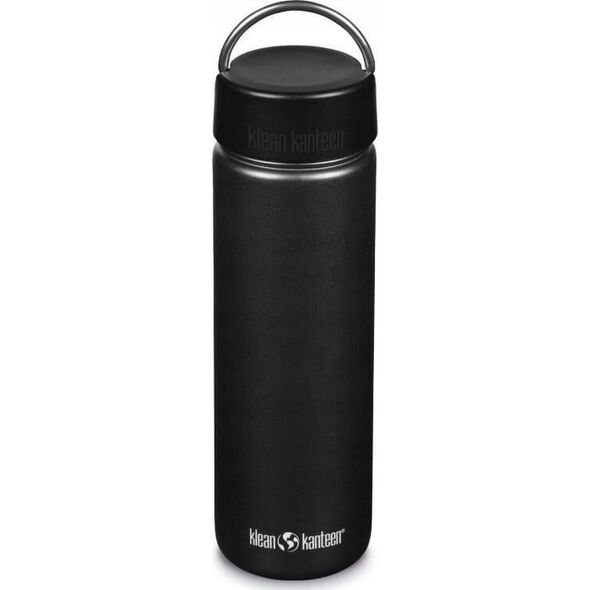 Klean Kanteen Kanteen Wide (mit Wide Loop Cap), 800ml/27oz, Black