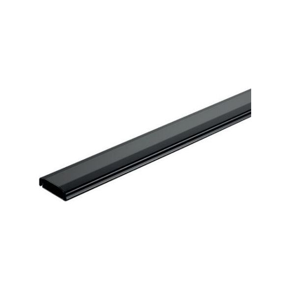 Organizer ExtraLink HAGOR HA Cablecover Click 110 Black Aluminium Kabelkanal mit Klappdeckel 1100mm Laenge 60mm Breite 20mm Hoehe - zur Wandmontage -