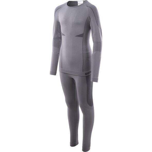 Hi-Tec Bielizna termoaktywna dziecięca zestaw bluza   spodnie kalesony legginsy Hikro set Jr rozmiar 140/152