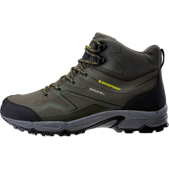 Buty trekkingowe męskie Hi-Tec Męskie buty Hi-tec Hendon Mid Wp zielono-czarne rozmiar 44