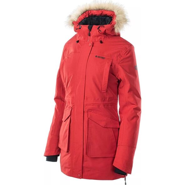 hitec Damski płaszcz ocieplany Hi-tec LADY LASSE M000143819 haute red/black rozmiar M