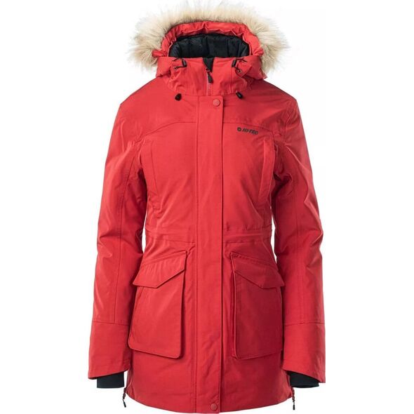 hitec Damski płaszcz ocieplany Hi-tec LADY LASSE M000143819 haute red/black rozmiar XL
