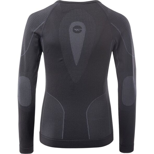 hitec Dziecięca bluzka termoaktywna Hi-tec Hikro Top Jr black/grey rozmiar 140/152