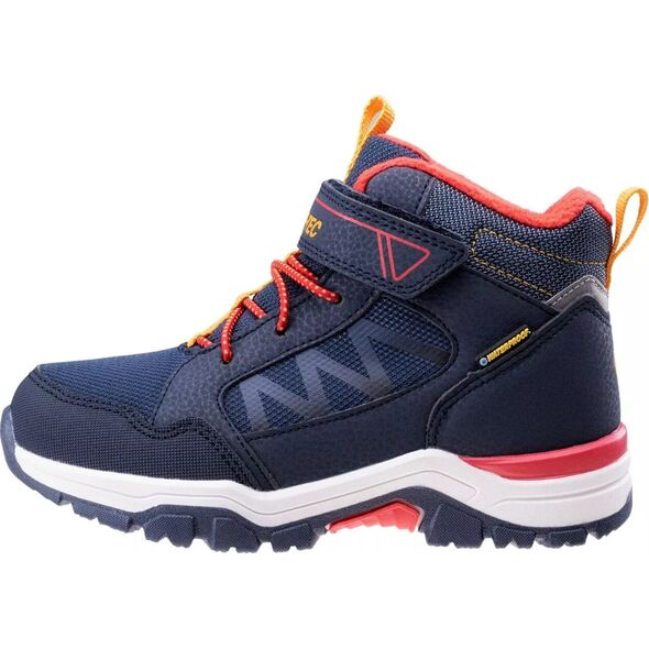 hitec Dziecięce buty trekkingowe Hi-Tec Girvine MID WP JR granatowo-pomarańczowe rozmiar 32
