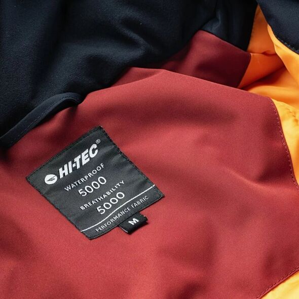 Kurtka narciarska męska hitec Męska kurtka narciarska ocieplana Hi-tec Alpir sky captain/merlot rozmiar XXL
