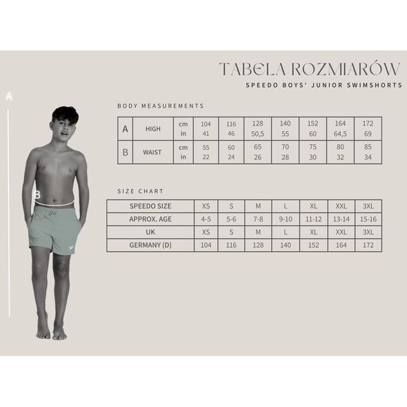 Speedo Dziecięce Szorty ESSENTIALS 13" WSHT JM