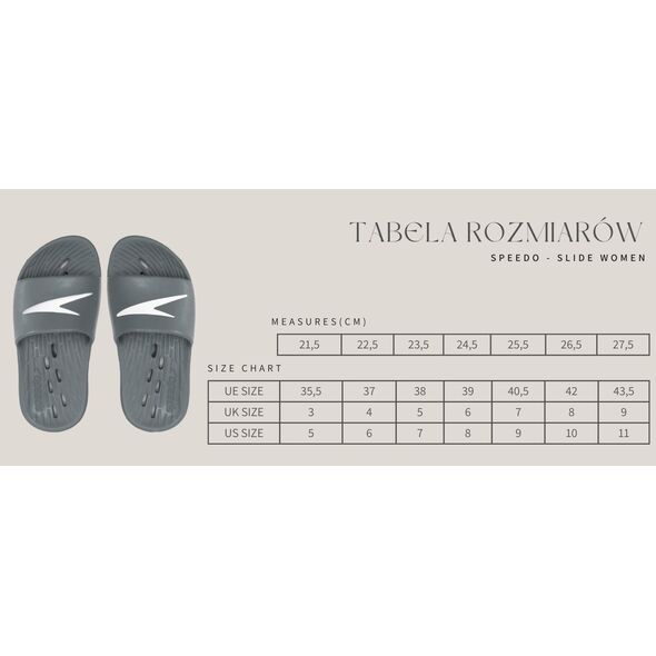 Speedo Męskie Klapki SPEEDO SLIDES ONE PIECE AM