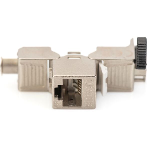 Digitus DIGITUS CAT 6A Keystone Modul, θωρακισμένο με διαχειριστή καλωδίων 8 τεμ