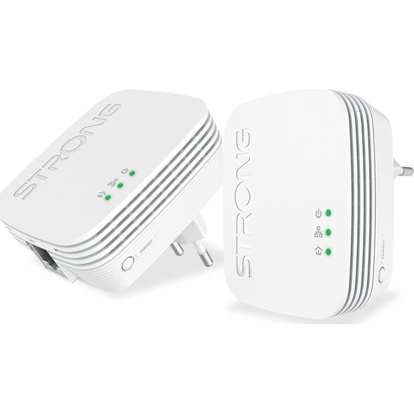 Adapter powerline Strong Strong POWERL1000DUOMINI Karta sieciowa do PowerLine 1000 Mbit/s Przewodowa sieć LAN Biały 2 szt.
