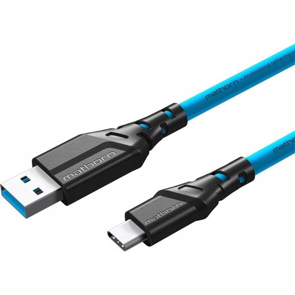 Kabel USB Eaton Kabel fotograficzny Mathorn MTC-500 5m 10Gbps 60W USB A-C ArcticBlue