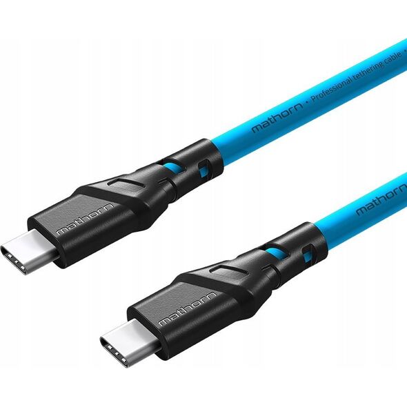 Kabel USB C2G Kabel fotograficzny Mathorn MTC-510 5m 10Gbps 60W USB C-C ArcticBlue
