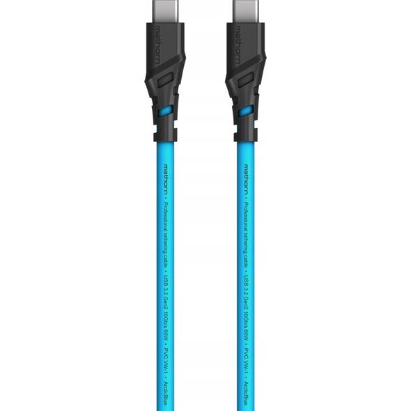 Kabel USB C2G Kabel fotograficzny Mathorn MTC-210 2m 20Gbps 4K 60Hz PD100W USB C-C ArcticBlue