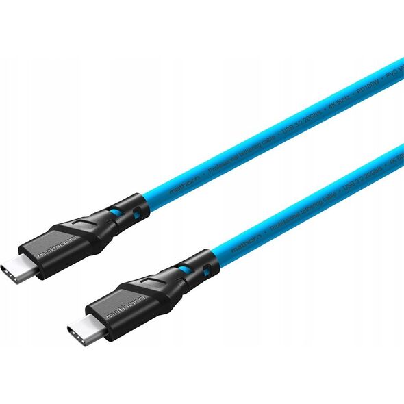 Kabel USB C2G Kabel fotograficzny Mathorn MTC-210 2m 20Gbps 4K 60Hz PD100W USB C-C ArcticBlue