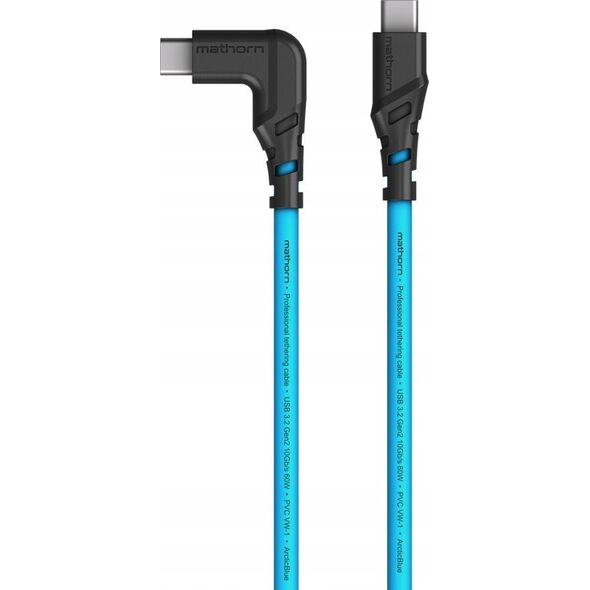 Kabel USB C2G Kabel fotograficzny Mathorn MTC-211 2m 20Gbps 4K 60Hz PD100W USB C-C90 ArcticBlue
