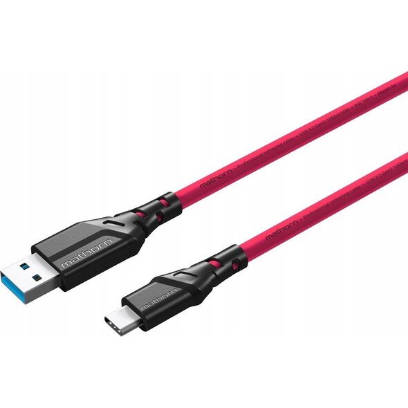 Kabel USB Eaton Kabel fotograficzny Mathorn MTC-200M 2m 10Gbps PD60W USB A-C Magenta