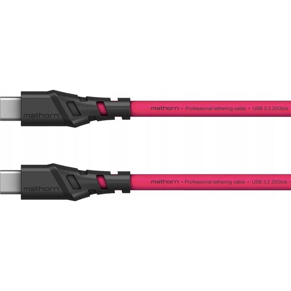 Kabel USB C2G Kabel fotograficzny Mathorn MTC-210M 2m 20Gbps 4K 60Hz PD100W USB C-C Magenta