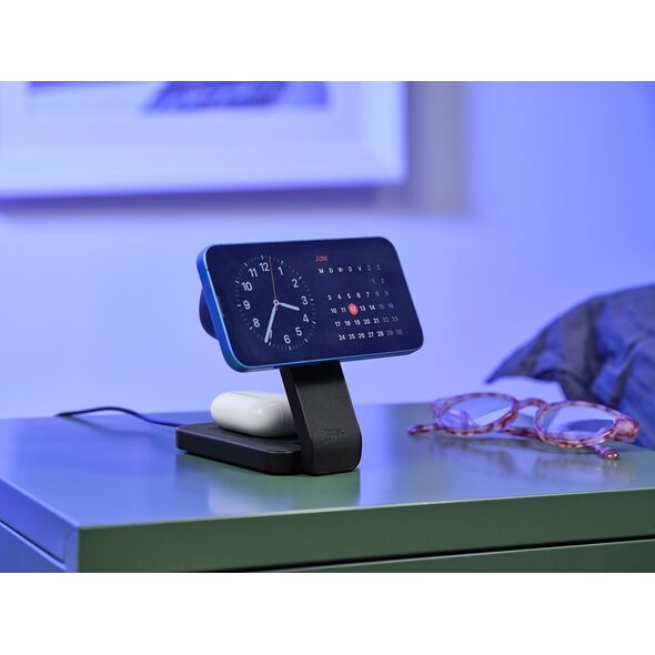 Trust Viro Słuchawki, Zestaw słuchawkowy, Smartfon, Smartwatch Czarny USB Bezprzewodowe ładowanie