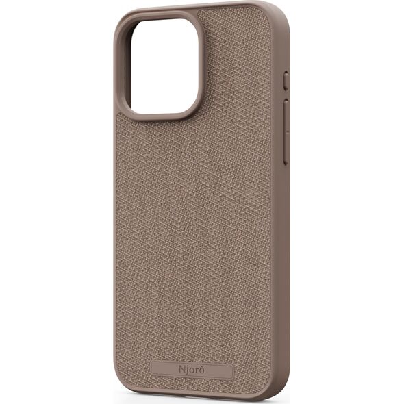 Njord by Elements Etui do iPhone 15 Pro Max MagSafe Tkanina - Różowy piasek