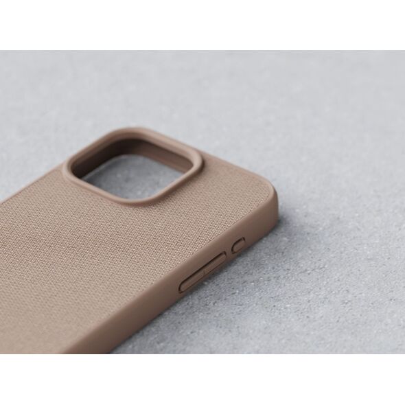 Njord by Elements Etui do iPhone 15 Pro Max MagSafe Tkanina - Różowy piasek