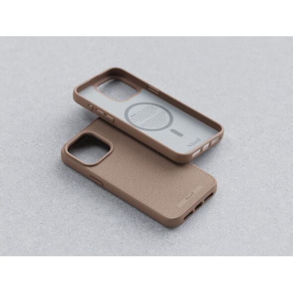 Njord by Elements Etui do iPhone 15 Pro Max MagSafe Tkanina - Różowy piasek