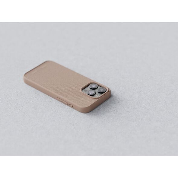 Njord by Elements Etui do iPhone 15 Pro Max MagSafe Tkanina - Różowy piasek
