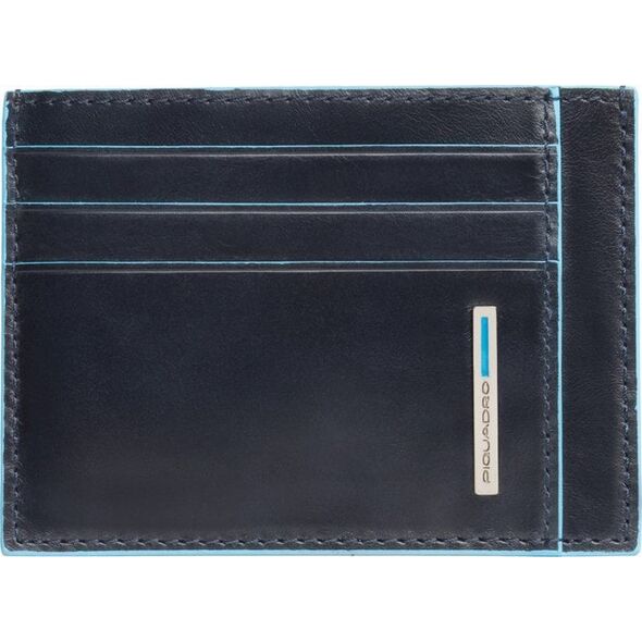 Θήκη Καρτών Piquadro Piquadro, B2, Δερμάτινη, Μπλε, Για Άνδρες