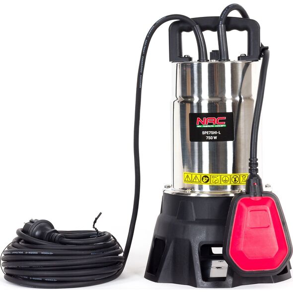 NAC Pompa Do Wody Brudnej 750W 15000l/h (SPE75INOX-L)