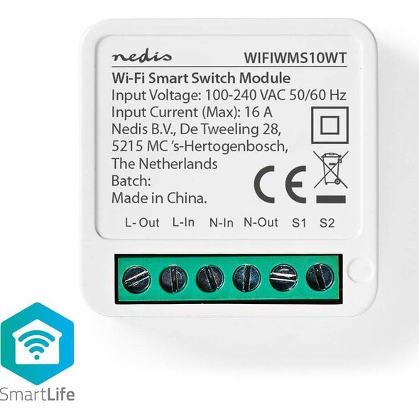 Τερματικό δικτύου Nedis Nedis WIFIWMS10WT ελεγκτής για έξυπνο φωτισμό Ενσύρματο και Ασύρματο Λευκό
