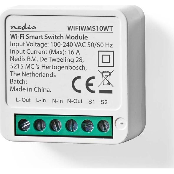 Τερματικό δικτύου Nedis Nedis WIFIWMS10WT ελεγκτής για έξυπνο φωτισμό Ενσύρματο και Ασύρματο Λευκό