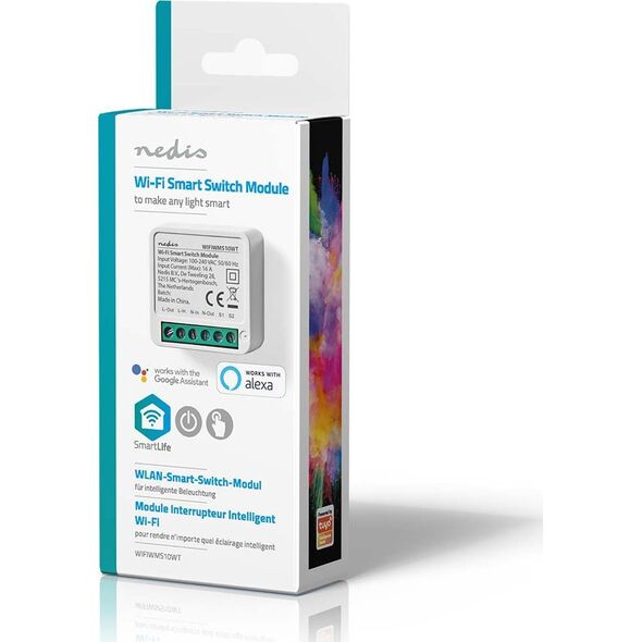 Τερματικό δικτύου Nedis Nedis WIFIWMS10WT ελεγκτής για έξυπνο φωτισμό Ενσύρματο και Ασύρματο Λευκό